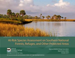 At-Risk Species Assessment on Southern National Forests, Refuges, and Other Protected Areas