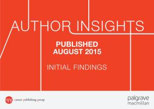 2444 2015 Author Insights Survey ST5 Amended.Indd