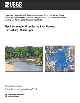 Flood-Inundation Maps for the Leaf River at Hattiesburg, Mississippi
