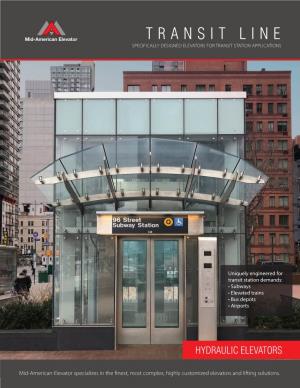 Mid-American Elevator Transit Hydraulic Series Brochure