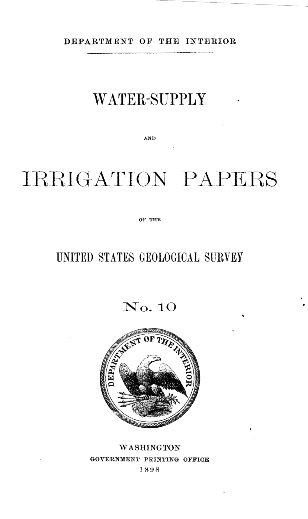 Irrigation Papers