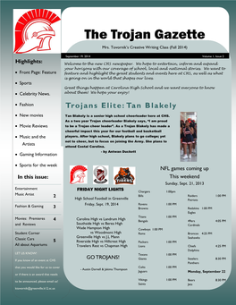 The Trojan Gazette Mrs