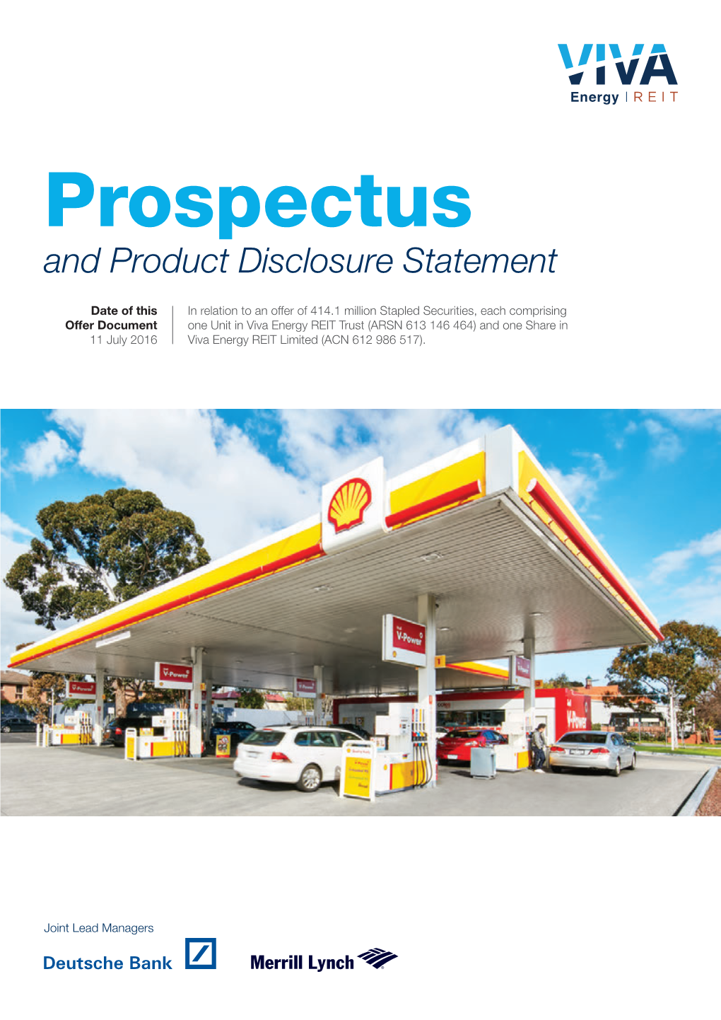 Prospectus and Product Disclosure Statement