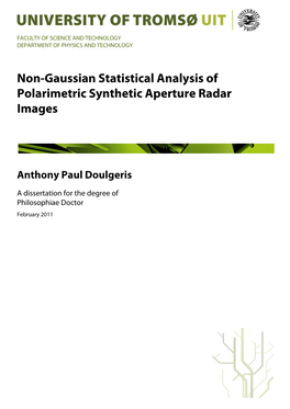 Non-Gaussian Statistical Analysis of Polarimetric Synthetic Aperture Radar Images