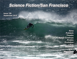 SF/SF #156! 1! September 2014 Science Fiction / San Francisco