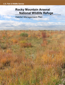 Rocky Mountain Arsenal National Wildlife Refuge Habitat Management Plan