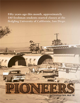 PIONEERS by Christine Clark, Muir ’06