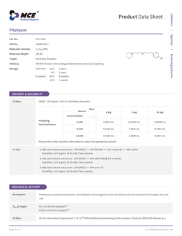 Pitolisant | Medchemexpress