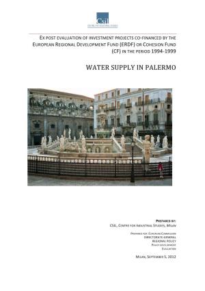 Water Supply in Palermo