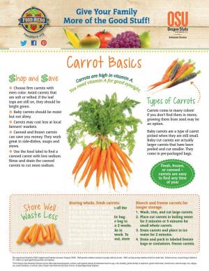 Cooking with Carrots