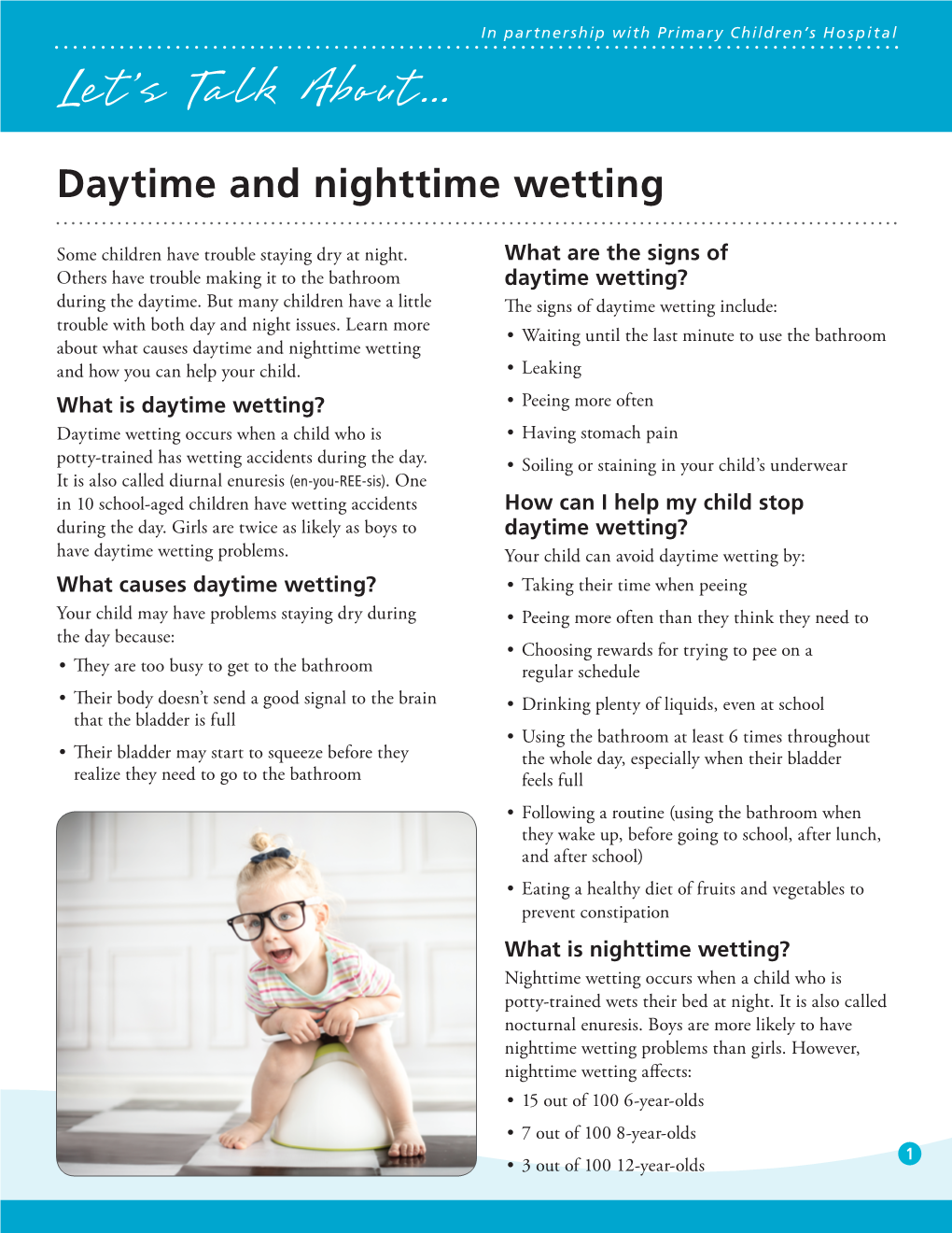 Daytime and Nighttime Wetting