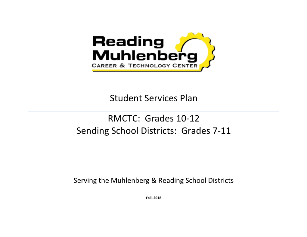 Student Services Plan