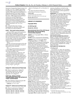 Federal Register/Vol. 84, No. 24/Tuesday, February 5, 2019/Proposed Rules