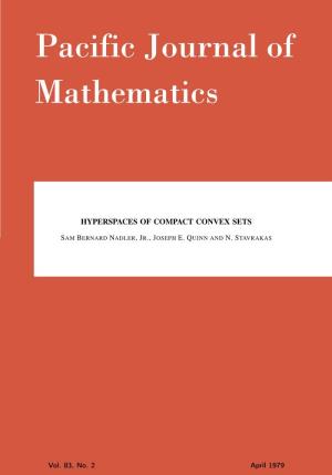 Hyperspaces of Compact Convex Sets