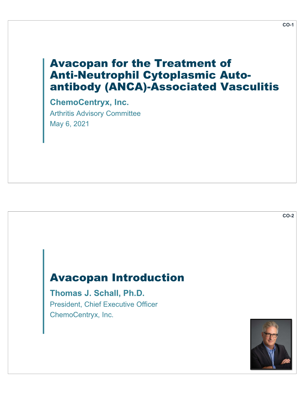 Antibody (ANCA)-Associated Vasculitis Avacopan Introduction