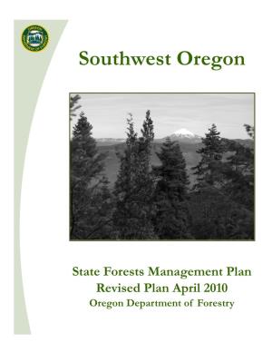 Southwest Oregon State Forest Management Plan