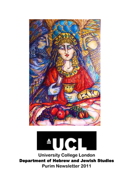 University College London Purim Newsletter 2011