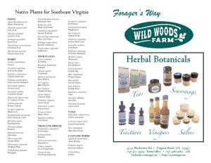 Forager's Way Herbal Botanicals