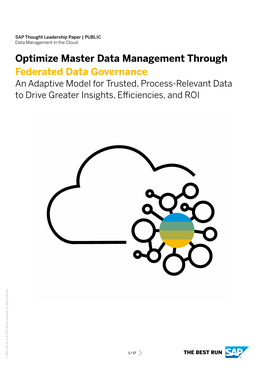 Optimize Master Data Management Through Federated Data Governance