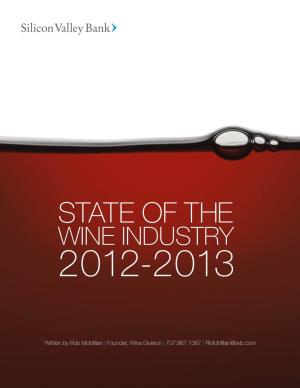 State of the Wine Industry 2012-2013