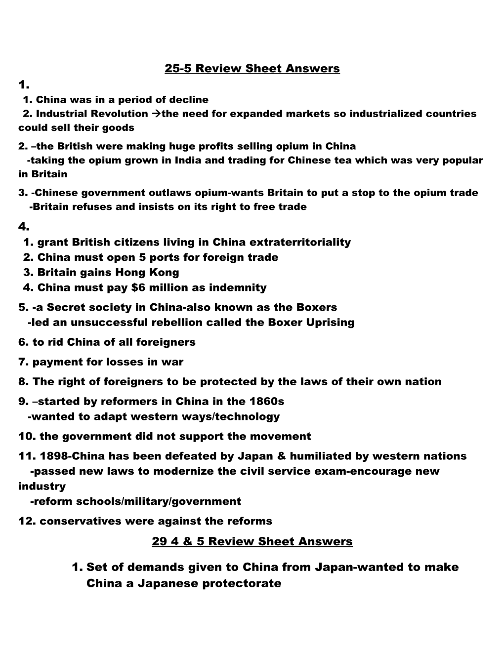 25-5 Review Sheet Answers