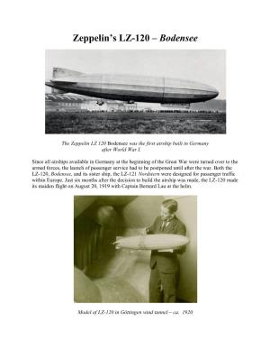 Zeppelin's LZ-120 – Bodensee