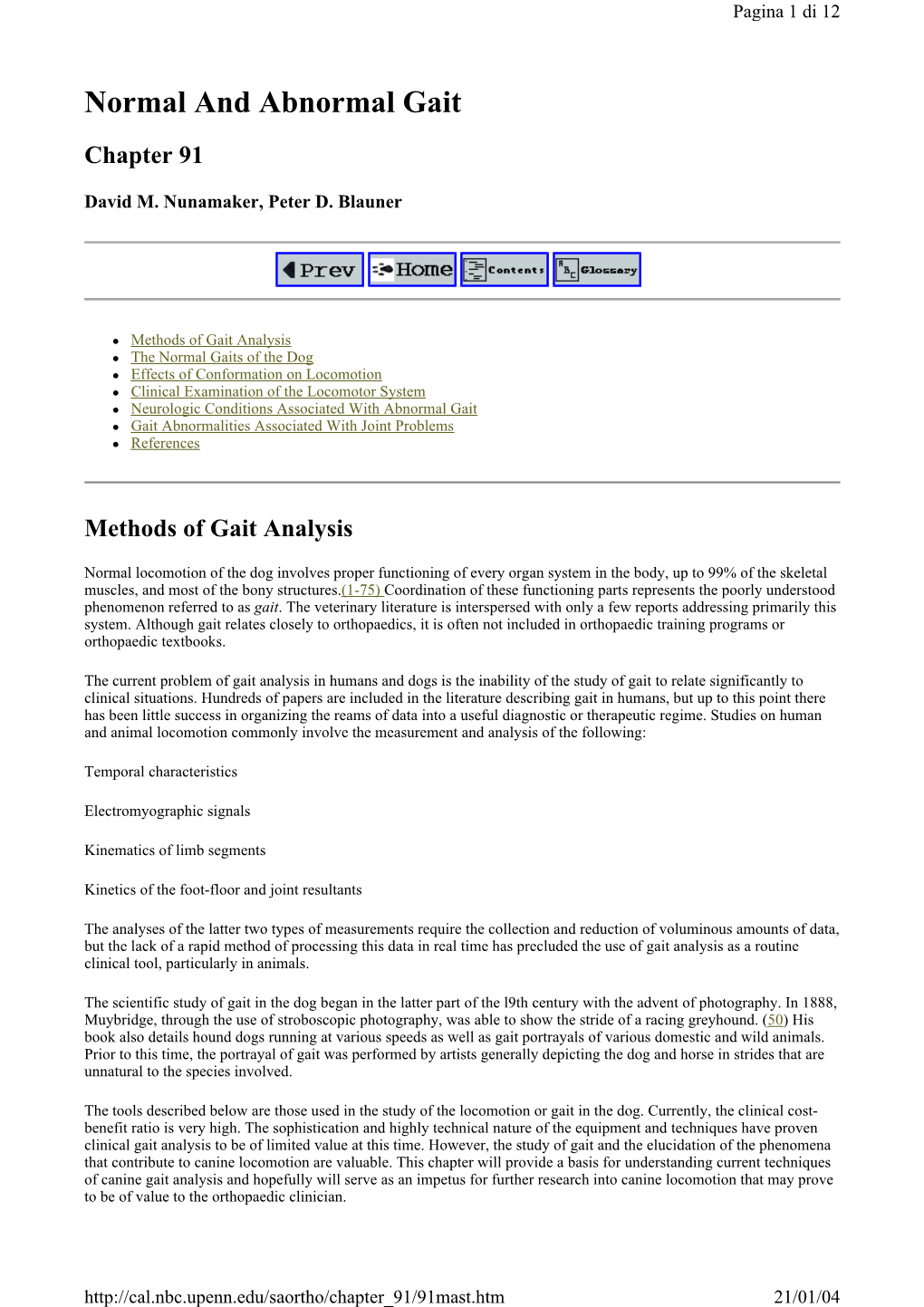 Normal and Abnormal Gaits in Dogs - DocsLib