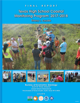 Texas High School Coastal Monitoring Program: 2017-2018