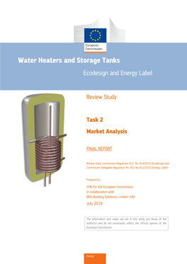 Water Heaters and Storage Tanks Ecodesign and Energy Label
