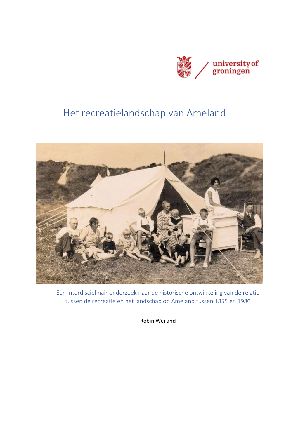 Het Recreatielandschap Van Ameland