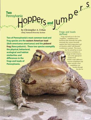 Frogs and Toads Defined