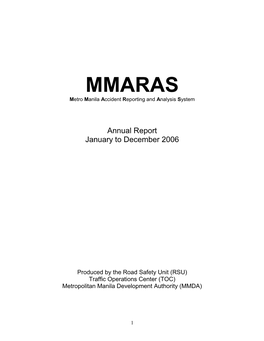 MMARAS Annual Report 2006