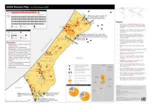 GAZA Situation Map - As of 5Th of January 2009