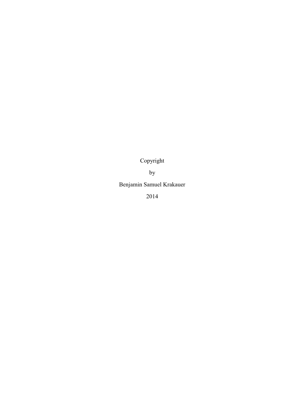 KRAKAUER-DISSERTATION-2014.Pdf (10.23Mb)