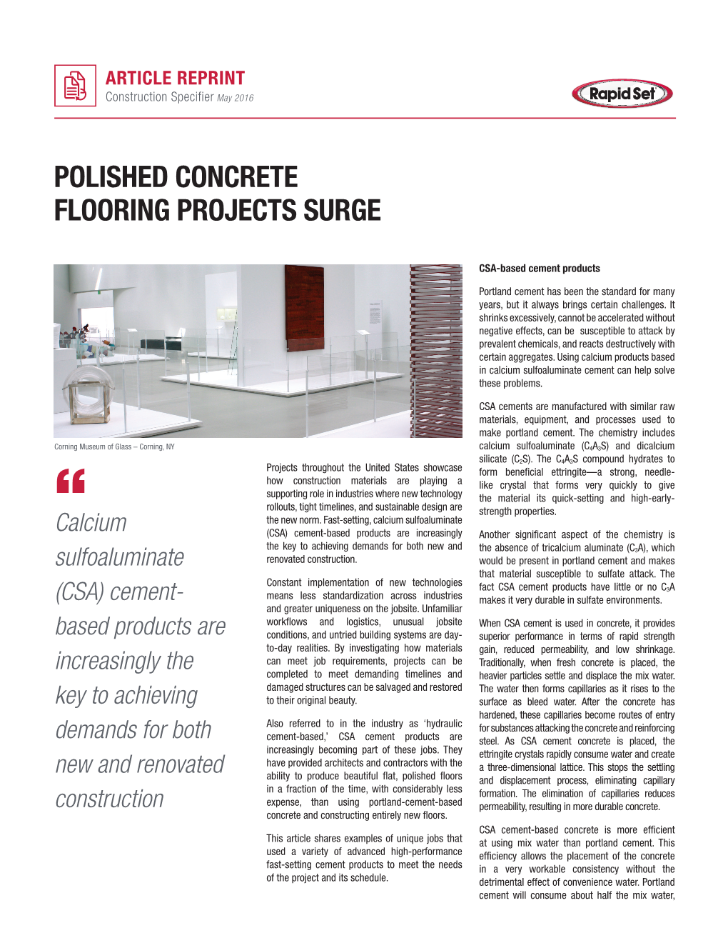 Polished Concrete Flooring Projects Surge