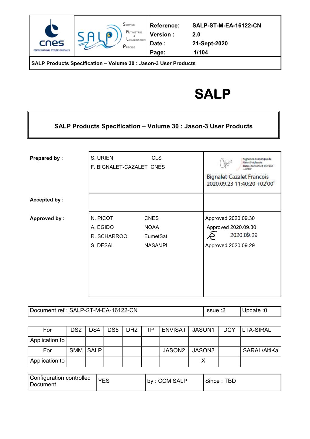 Jason-3 User Products