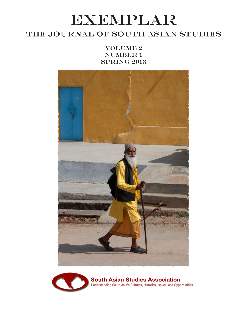 EXEMPLAR the Journal of South Asian Studies