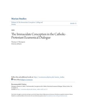 The Immaculate Conception in the Catholic-Protestant Ecumenical