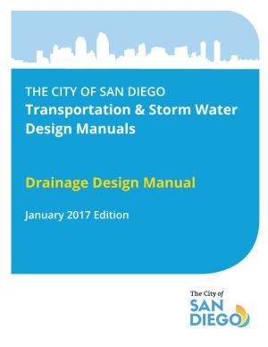 Drainage Design Manual