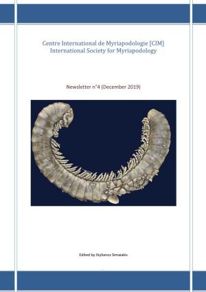 [CIM] International Society for Myriapodology