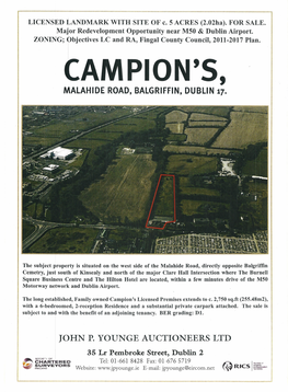 Campion's, Malahide Road, Balgriffin, Dublin 17