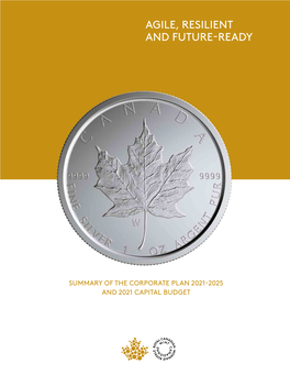 Royal Canadian Mint Corporate Plan 2021–2025