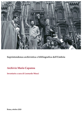 Archivio Mario Capanna