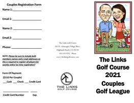 The Links Golf Course 2021 Couples Golf League