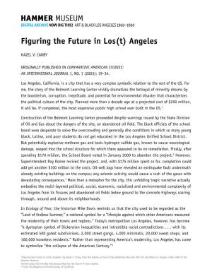 Figuring the Future in Los(T) Angeles