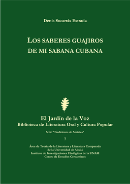 Los Saberes Guajiros De Mi Sabana Cubana � 