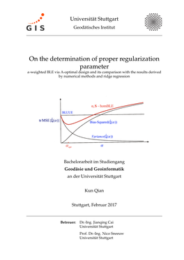 On the Determination of Proper Regularization Parameter