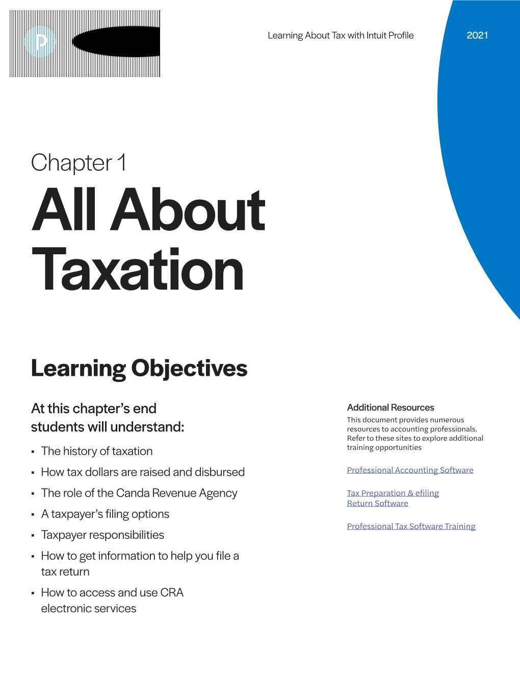 Chapter 1: All About Taxation