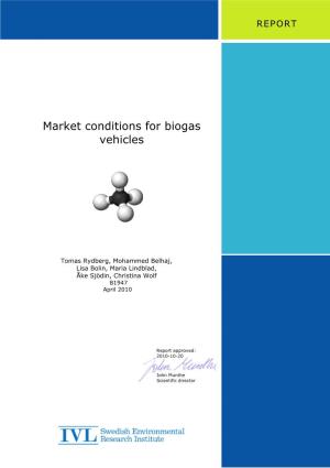 Market Conditions for Biogas Vehicles