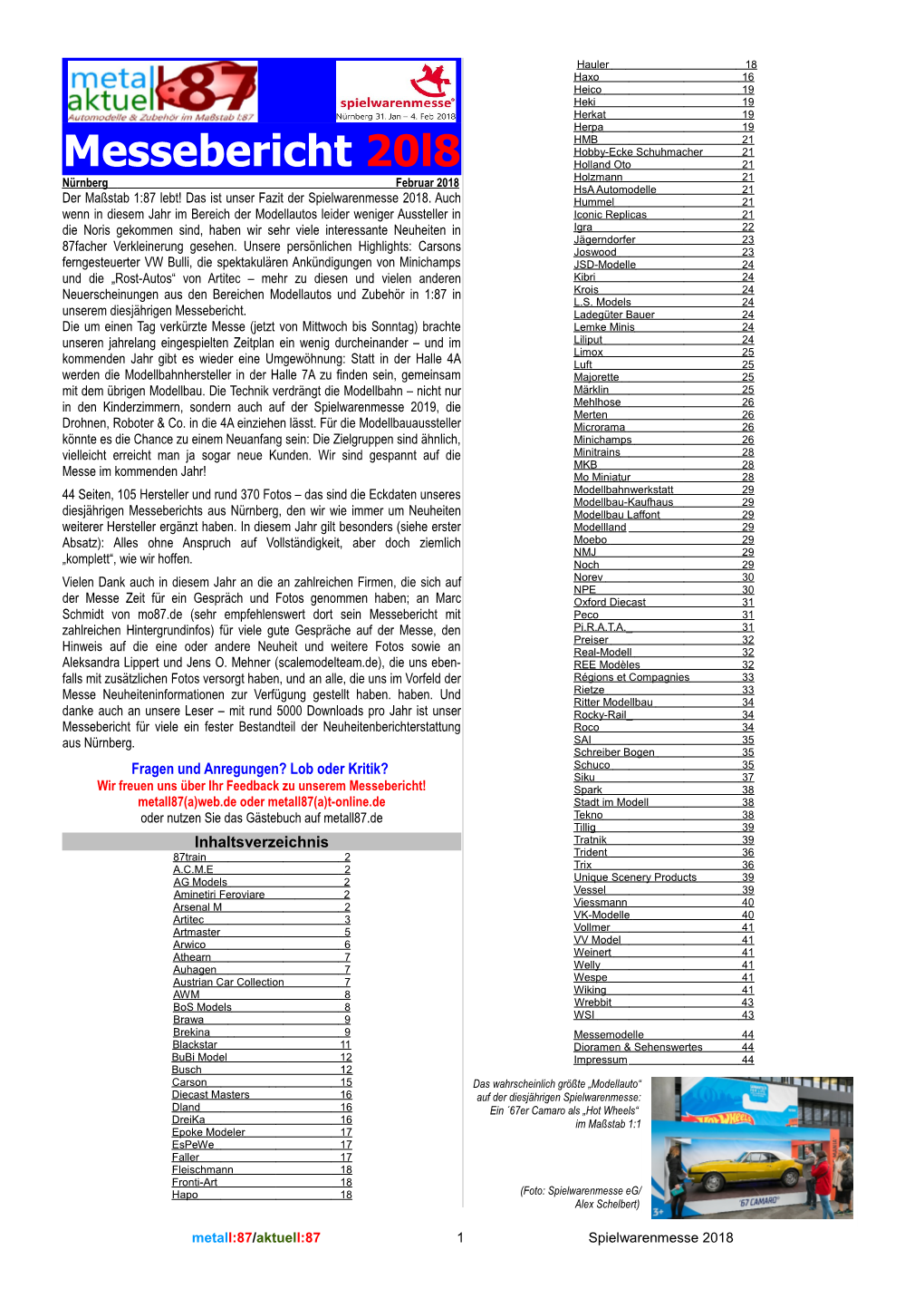 Messebericht 20L8 Holland Oto 21 Nürnberg Februar 2018 Holzmann 21 Hsa Automodelle 21 Der Maßstab 1:87 Lebt! Das Ist Unser Fazit Der Spielwarenmesse 2018